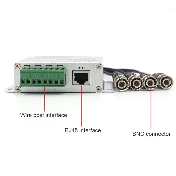 4 CH UTP Passive Video Balun , CCTV Via Twisted Pairs, 4 CH UTP 4 CH UTP Passive Video Balun , CCTV Via Twisted Pairs, 4 CH UTP